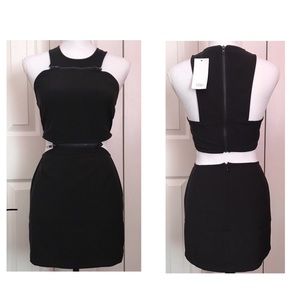 TOBI | Black Zipper Dress